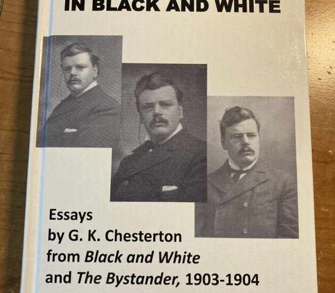 Book Review – Chesterton in Black and White